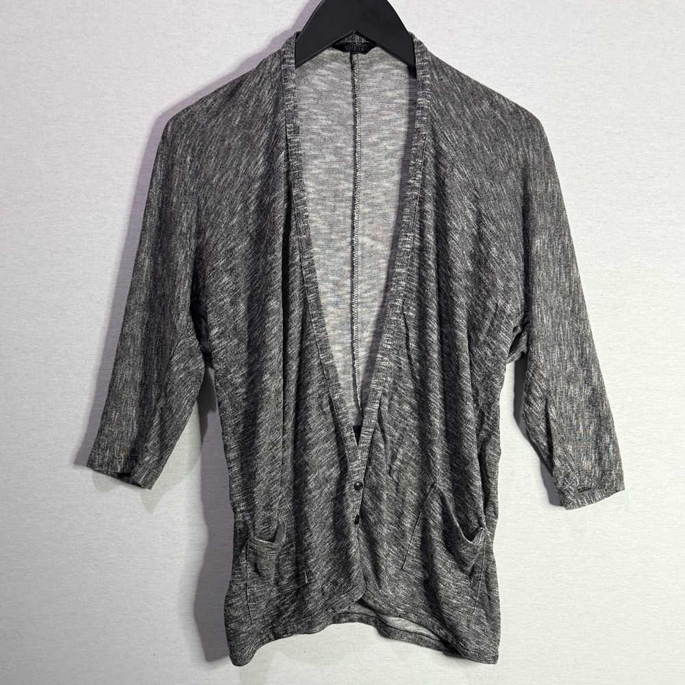 GUESS Grey Button Down Cardigan